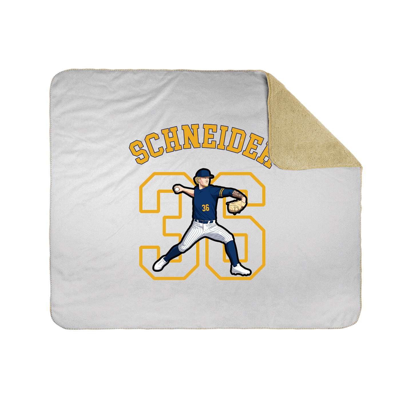 Throw Blanket — Shirsey Arch in White
