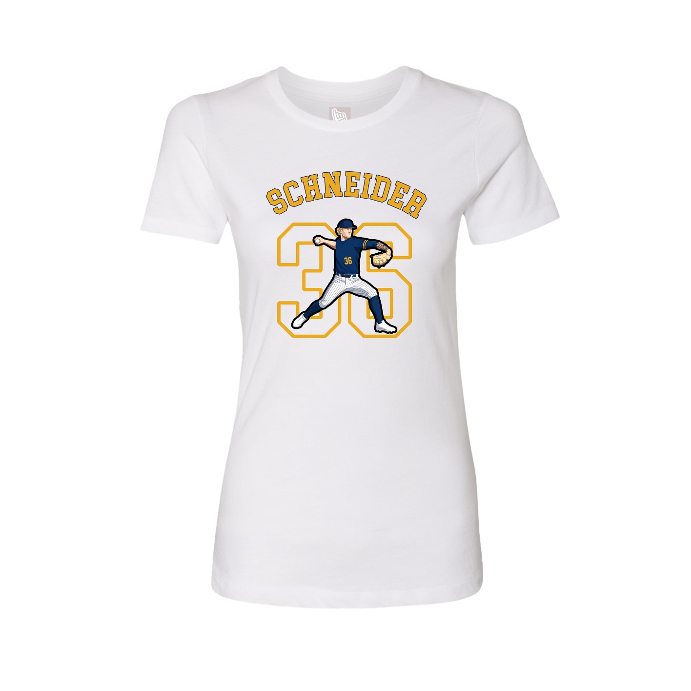Womens Tee — Shirsey Arch in White