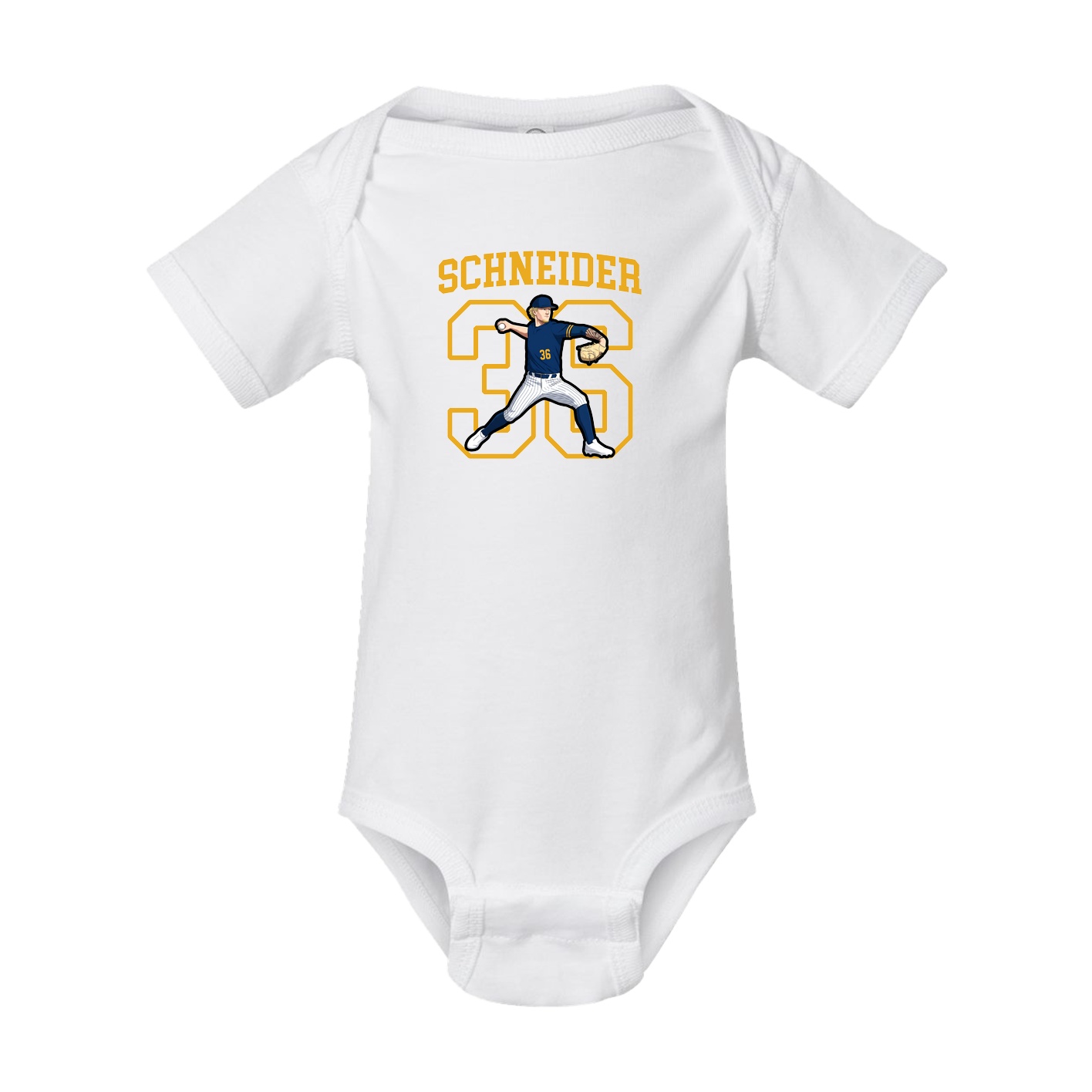 Baby Onesie — Shirsey in White