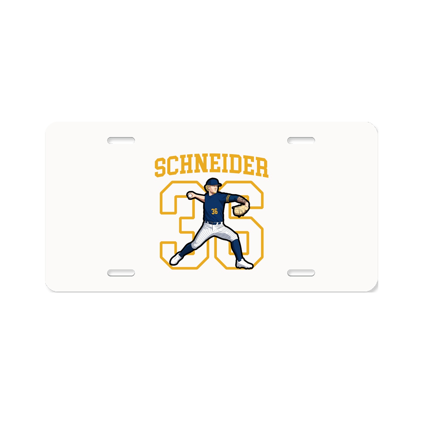 Aluminum License Plate