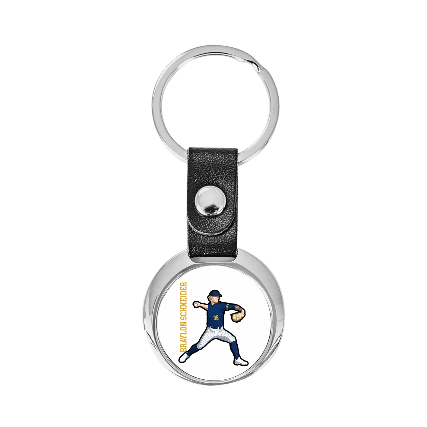Key Chain — Name Vertical in Classic