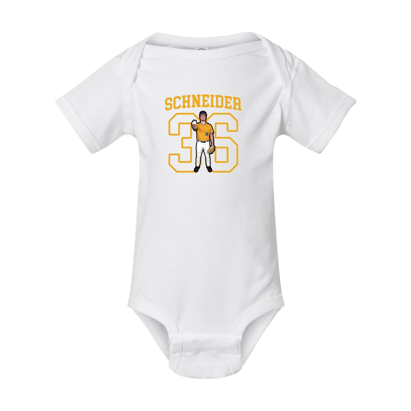 Baby Onesie — Shirsey in White
