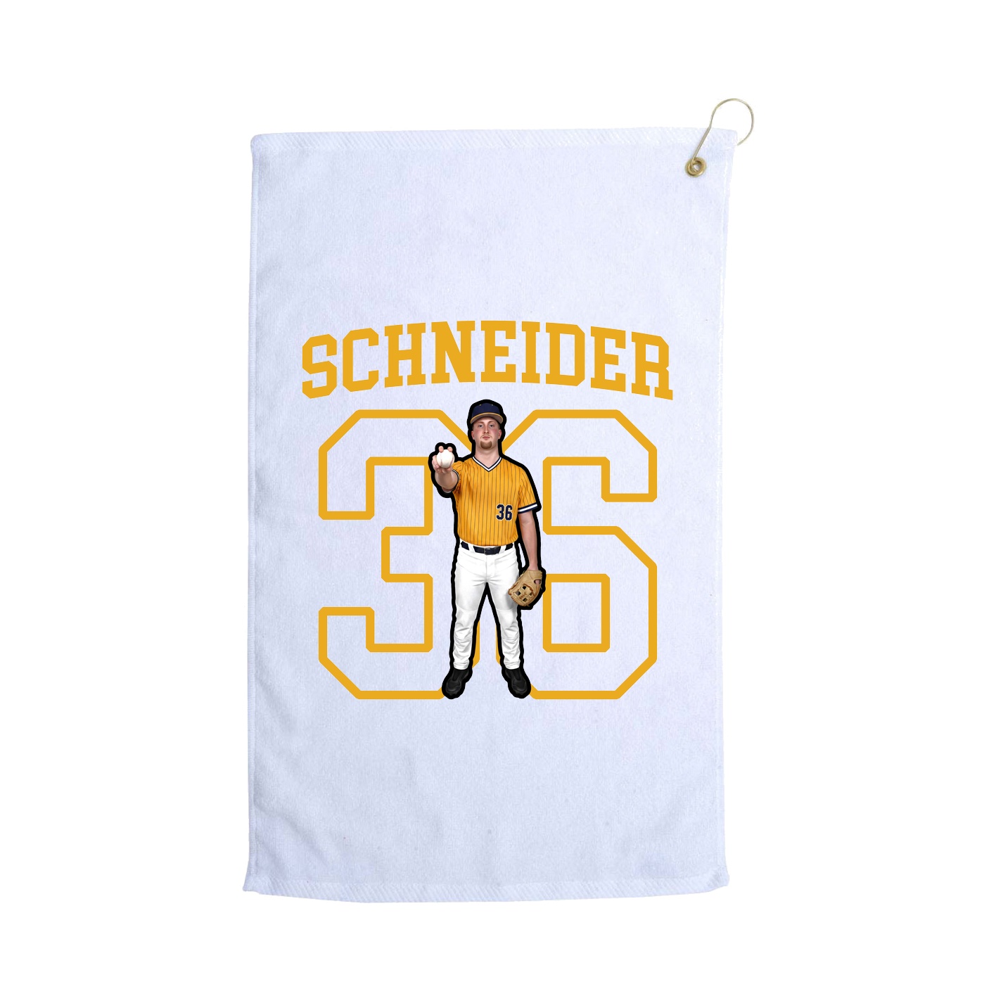Golf Towel — Shirsey in White