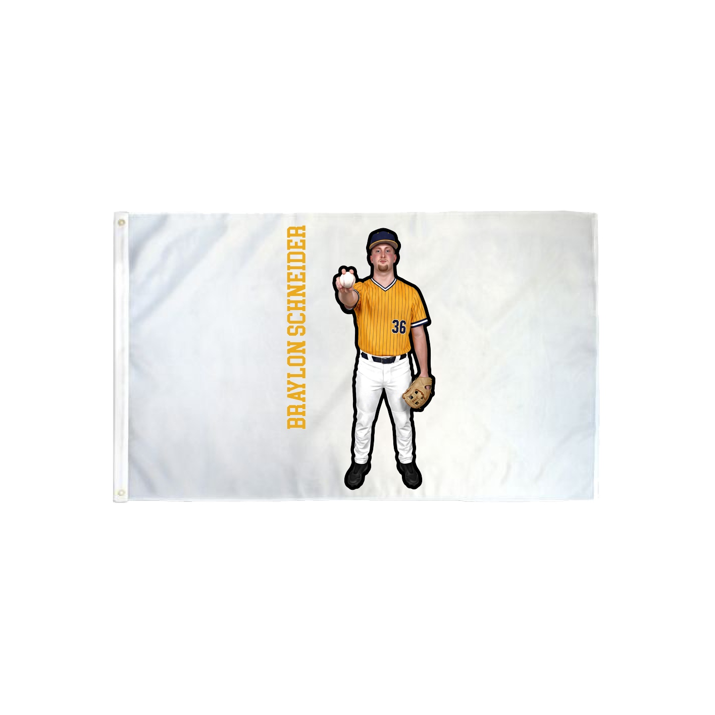 3x5 Flag — Name Vertical in Classic