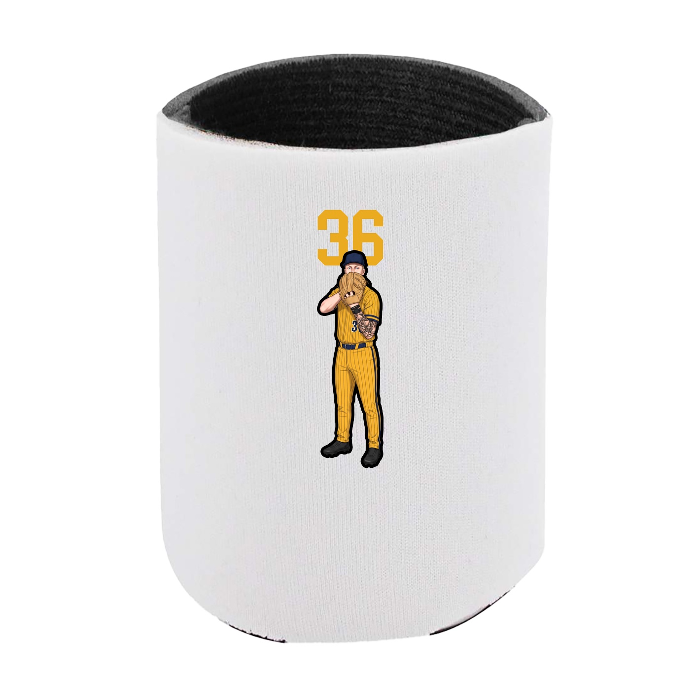 Can Holder — Number Top in White