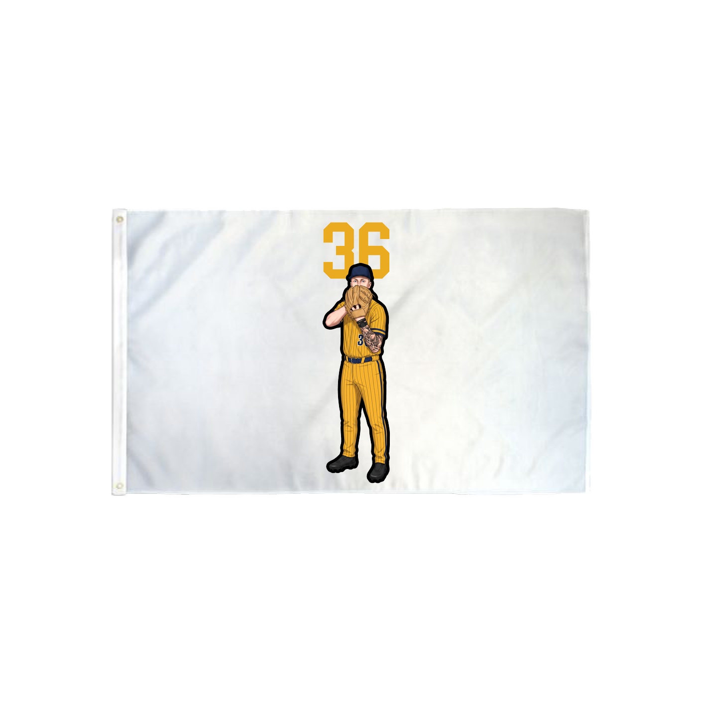 3x5 Flag — Number Top in Classic