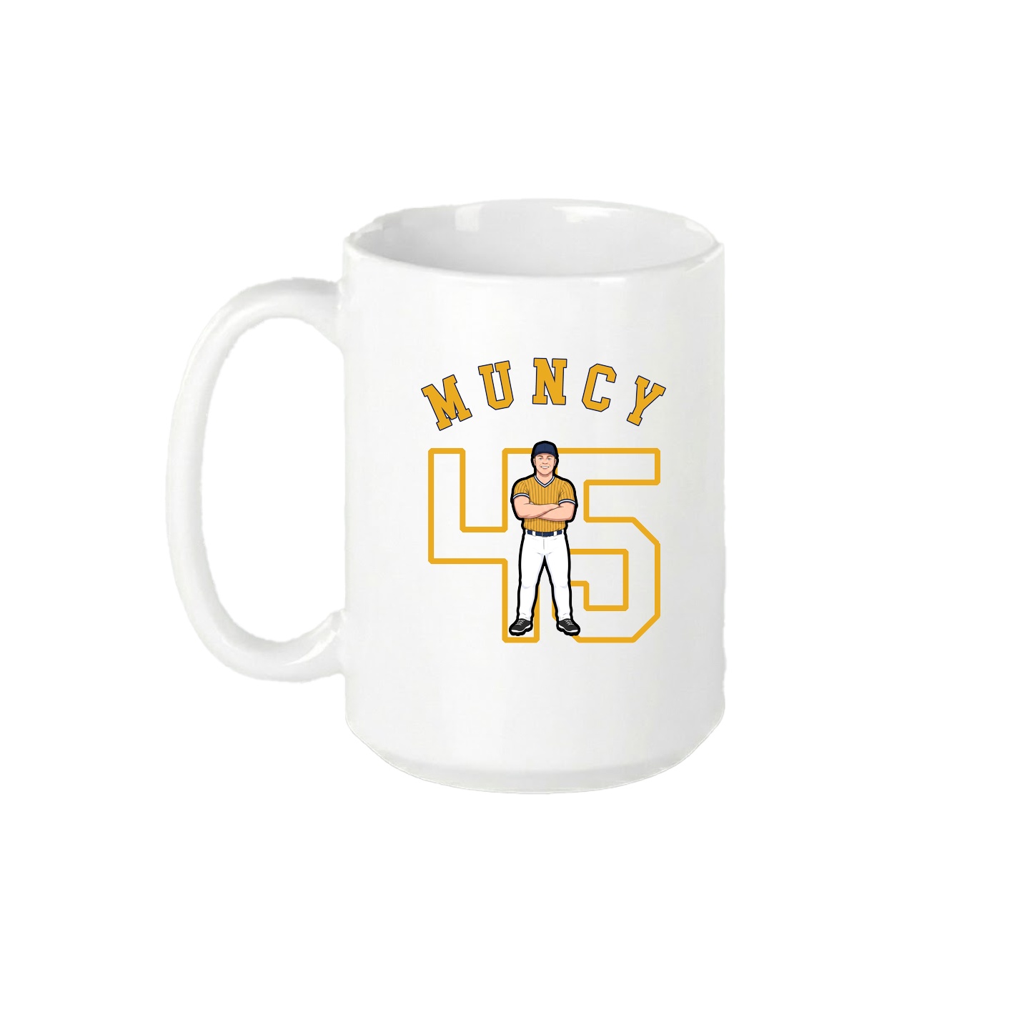 15oz Coffee Mug — Shirsey Arch in White