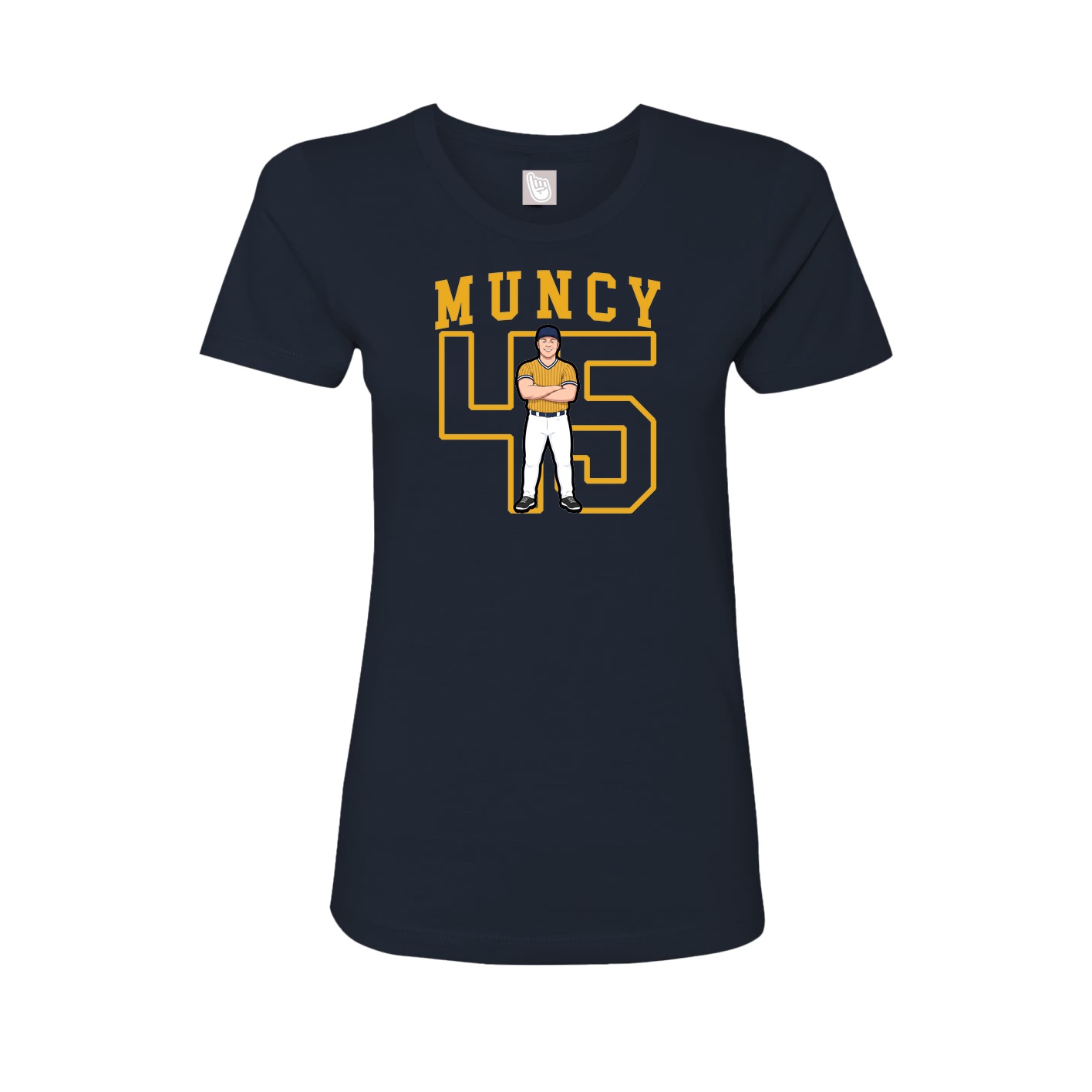 Fitted Women's Tee — Shirsey in Navy