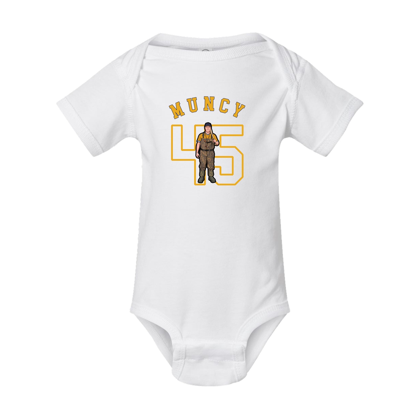 Baby Onesie — Shirsey Arch in White