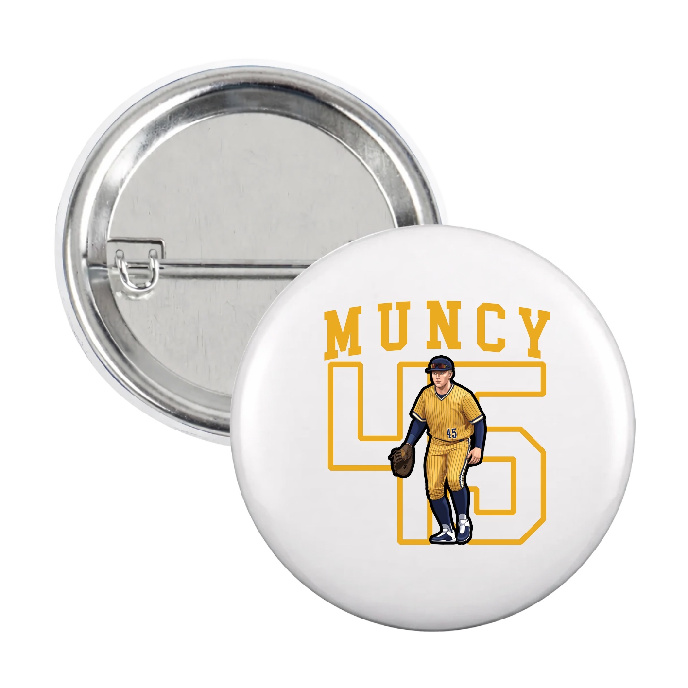 Game Day Button — Shirsey in White