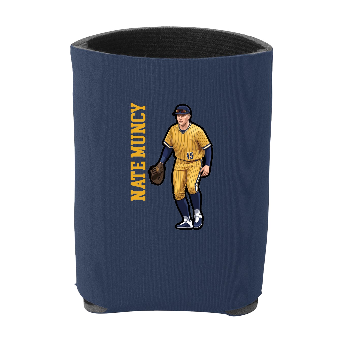 Can Holder — Name Vertical in Navy