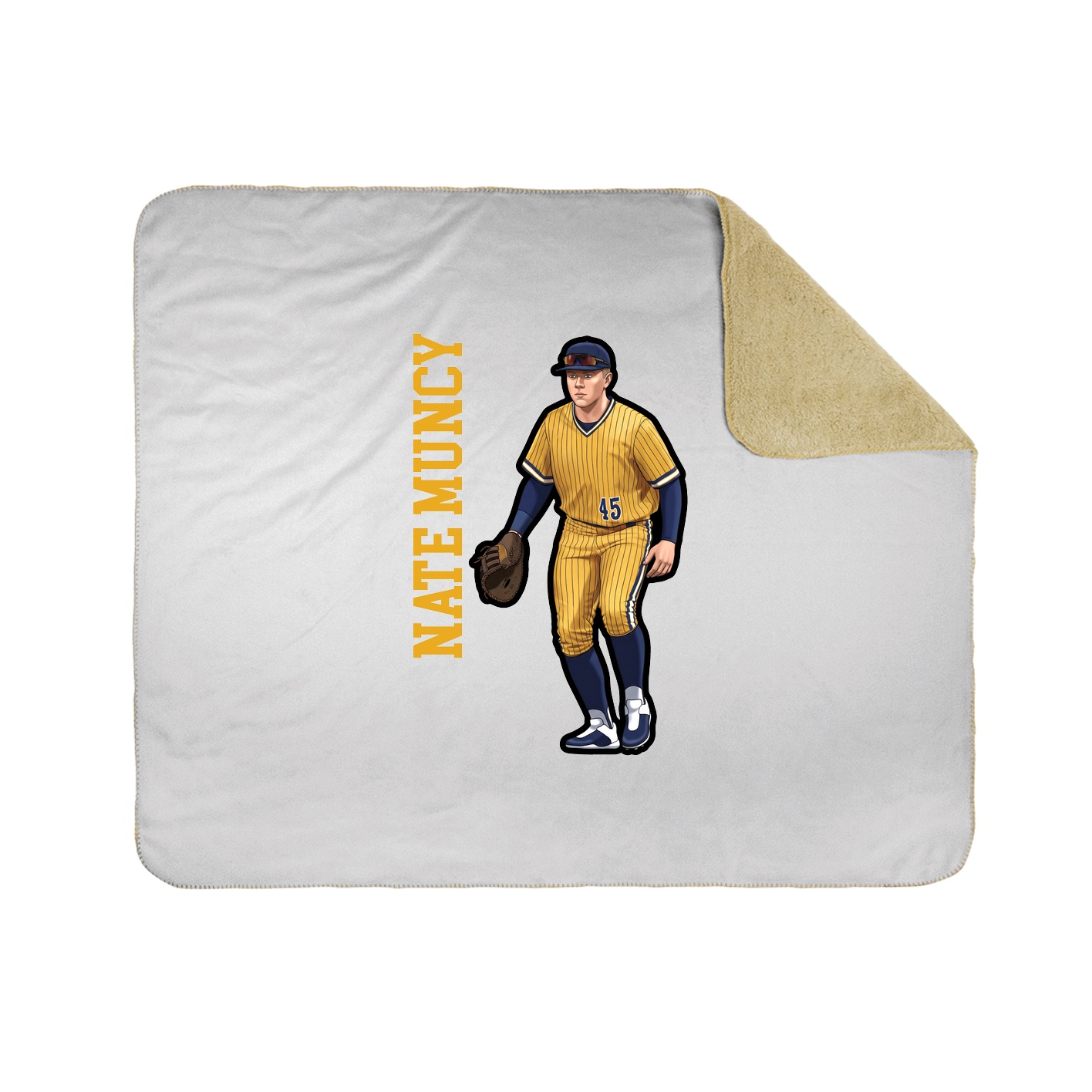 50x60 Sherpa Lined Throw Blanket