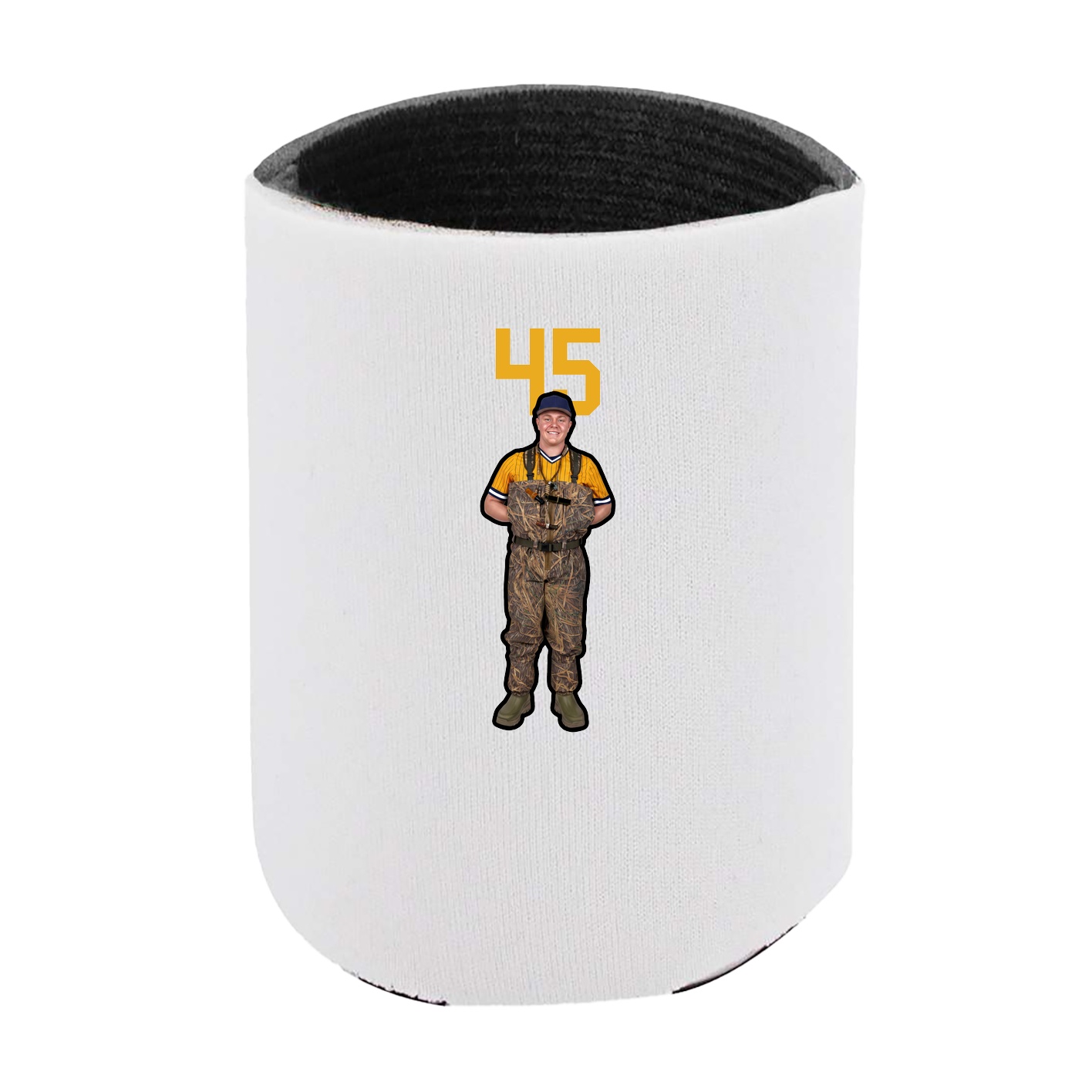 Can Holder — Number Top in White