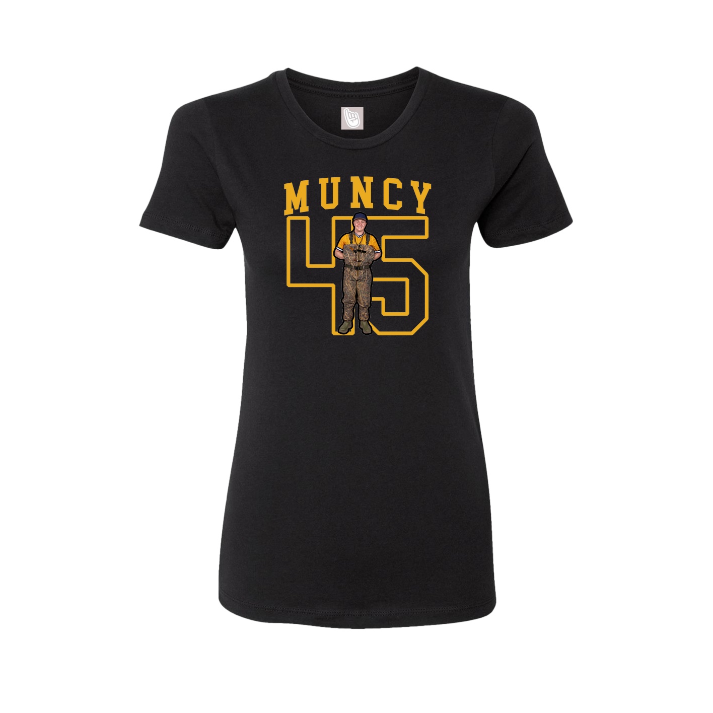 Fitted Women's Tee — Shirsey in Black