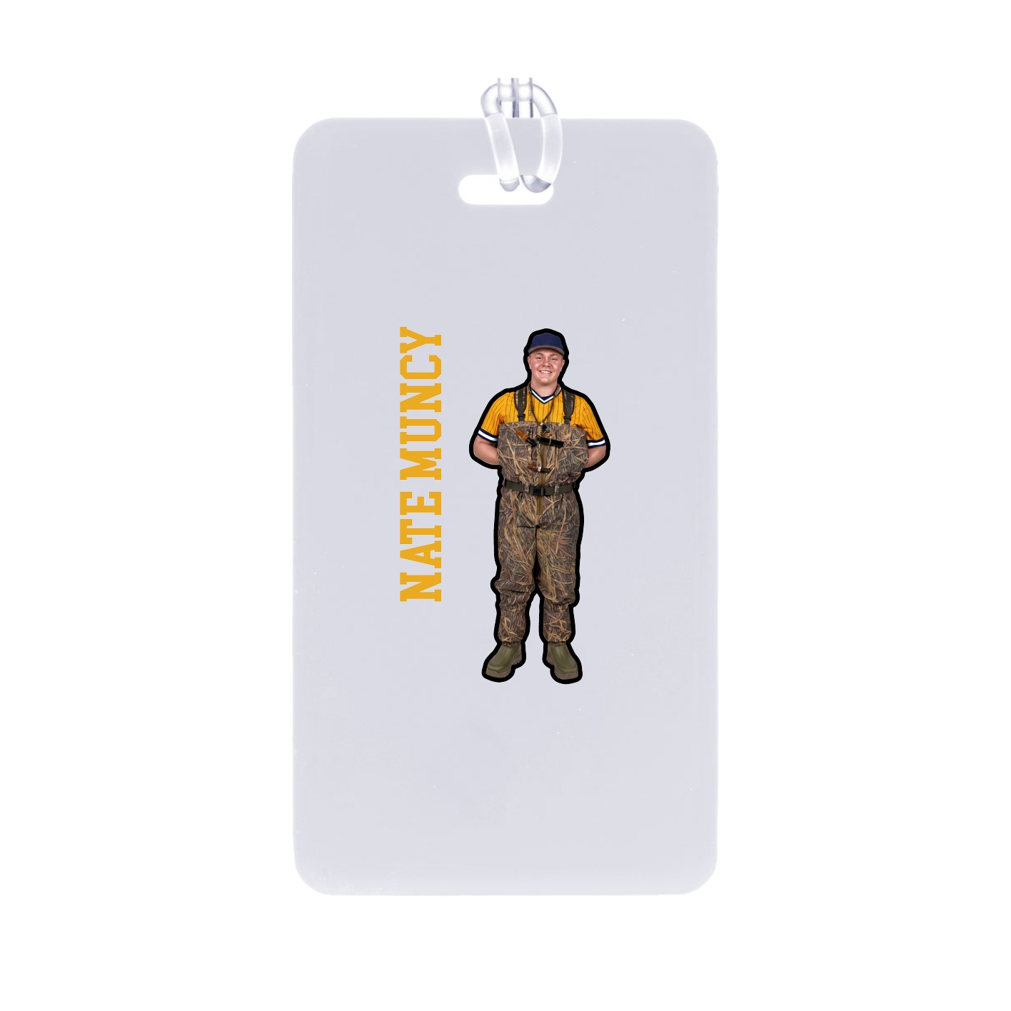 Bag Tag — Name Vertical in Classic