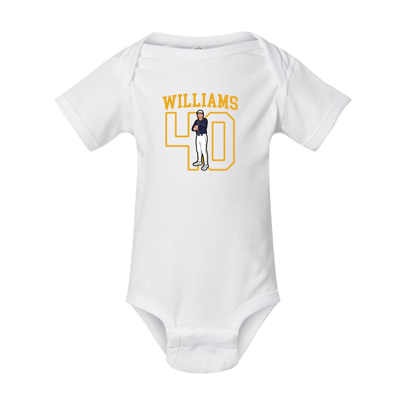 Baby Onesie — Shirsey in White