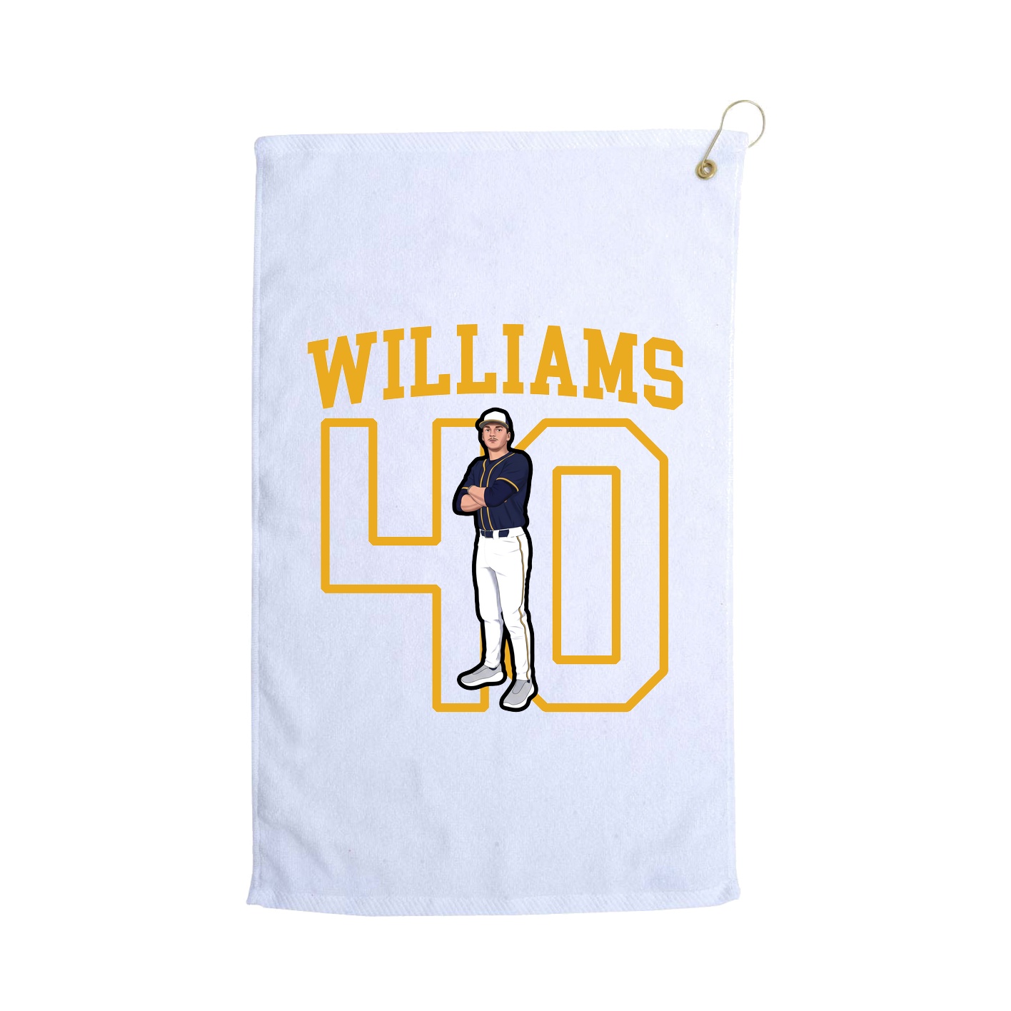 Golf Towel — Shirsey in White