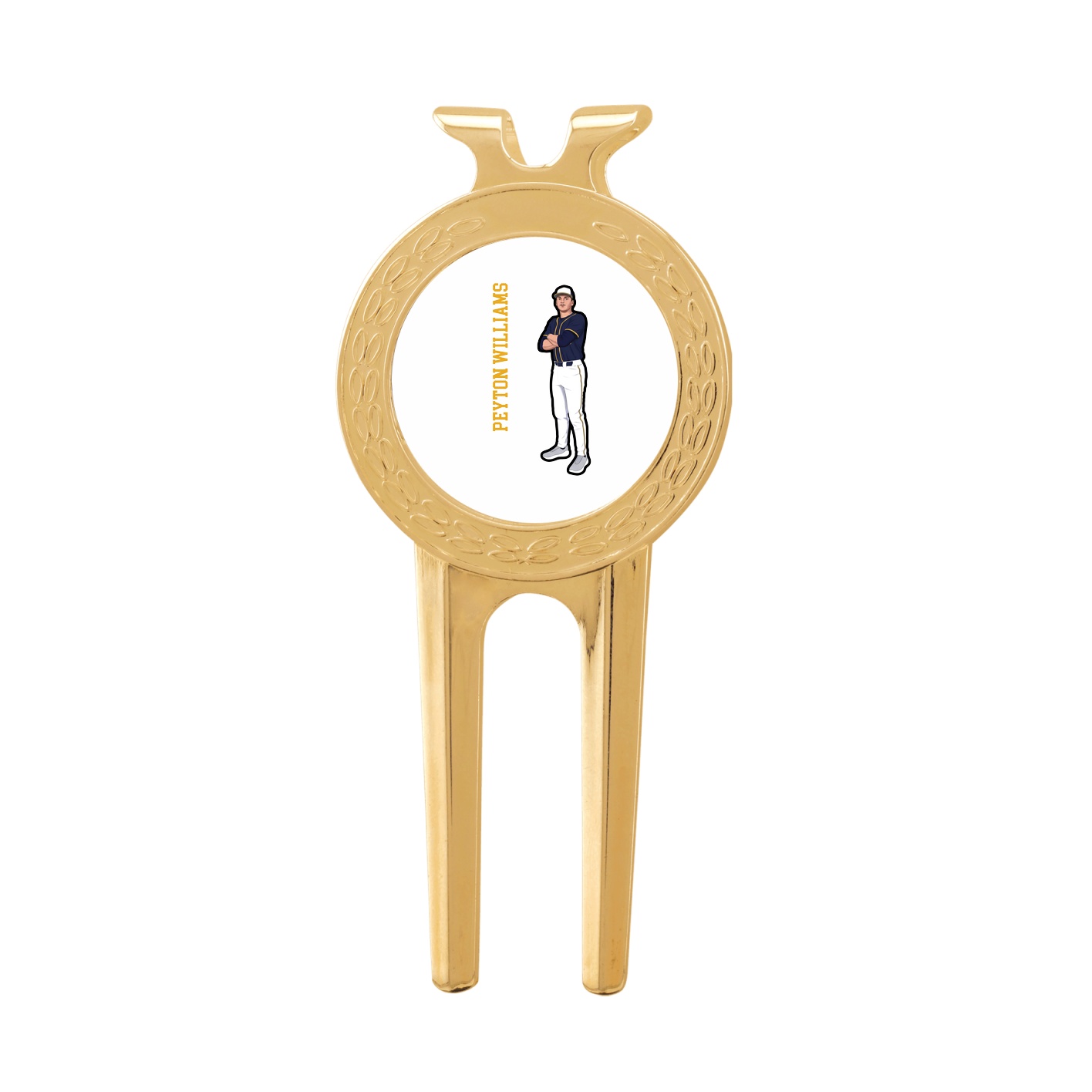 Divot Tool with Ball Marker — Name Vertical in Classic