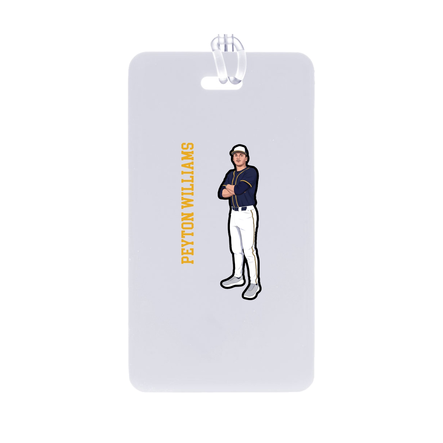 Bag Tag — Name Vertical in Classic