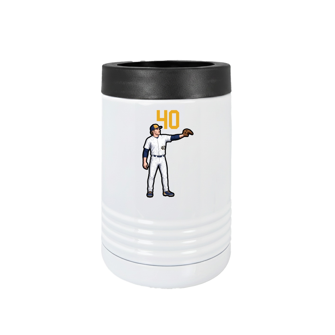 Beverage Holder — Number Top in White