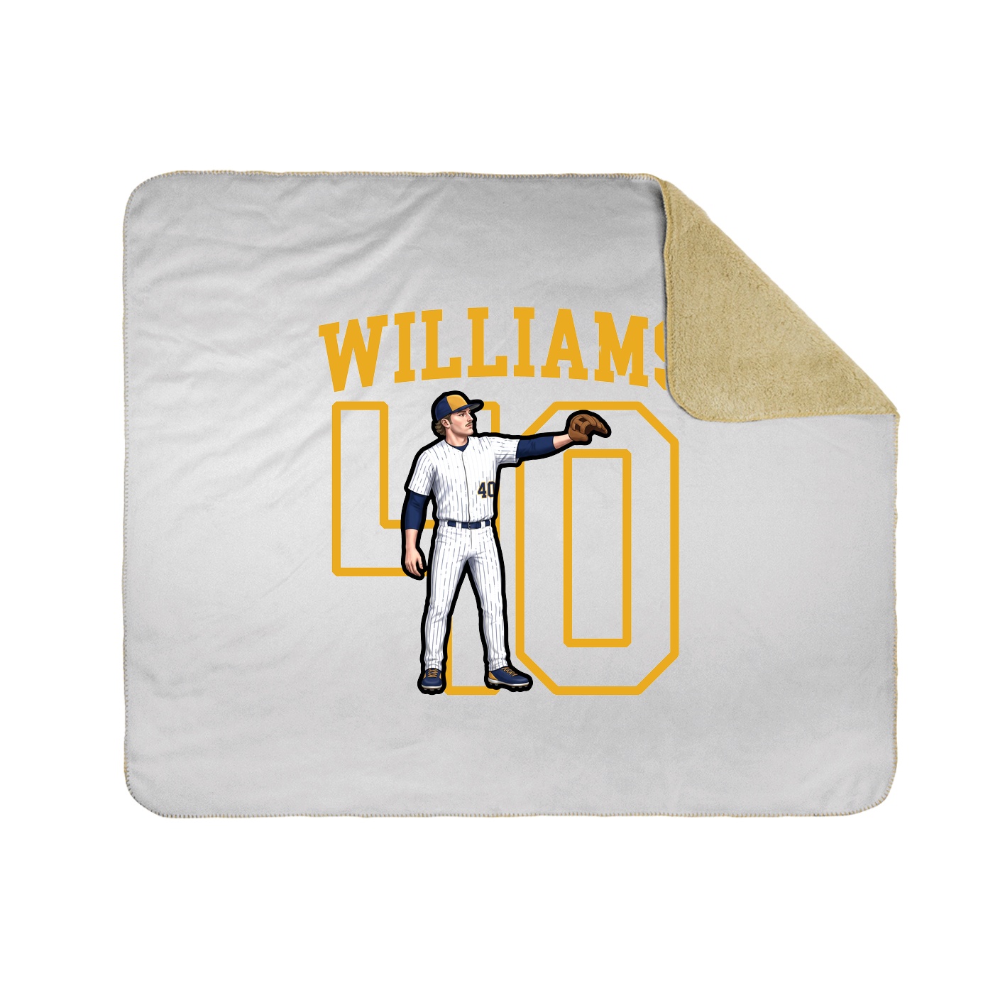 Throw Blanket — Shirsey in White