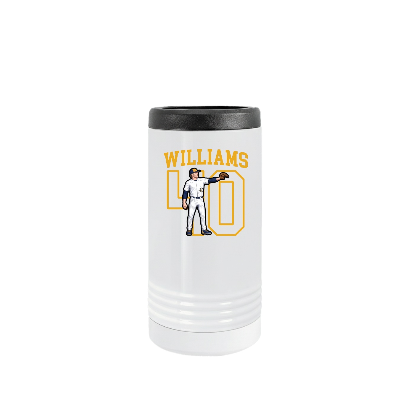 Slim Beverage Holder — Shirsey in White