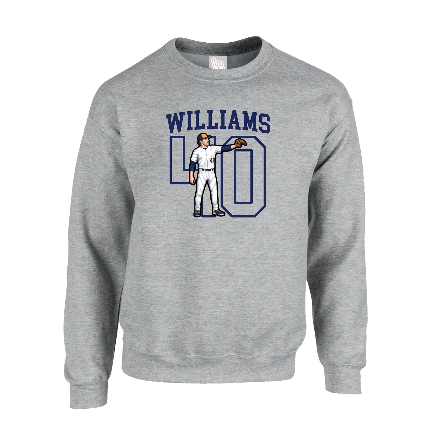 Fleece Crew — Shirsey in Grey
