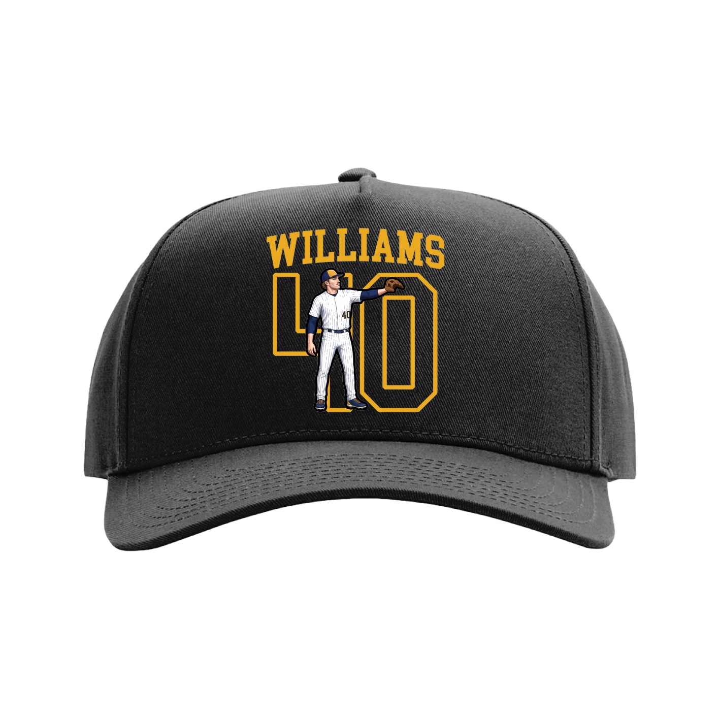 Full Fabric Five-Panel Champ Cap