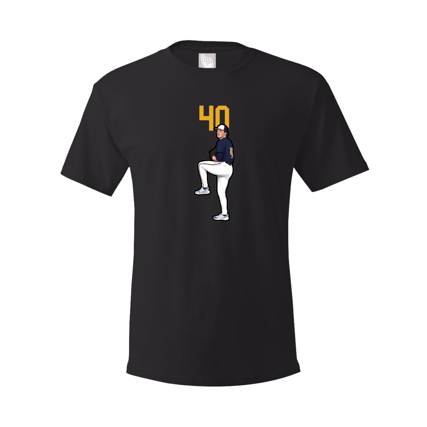 Tee — Number Top in Black
