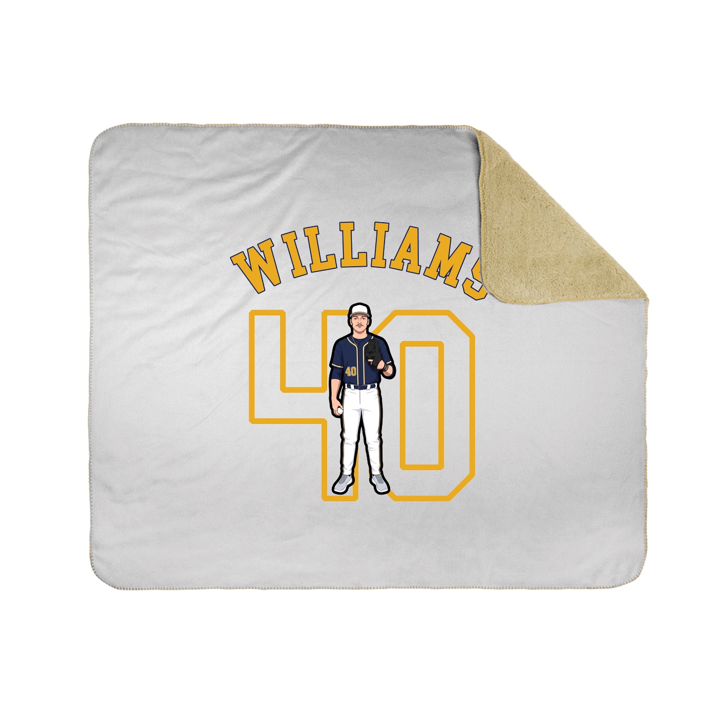 Throw Blanket — Shirsey Arch in White