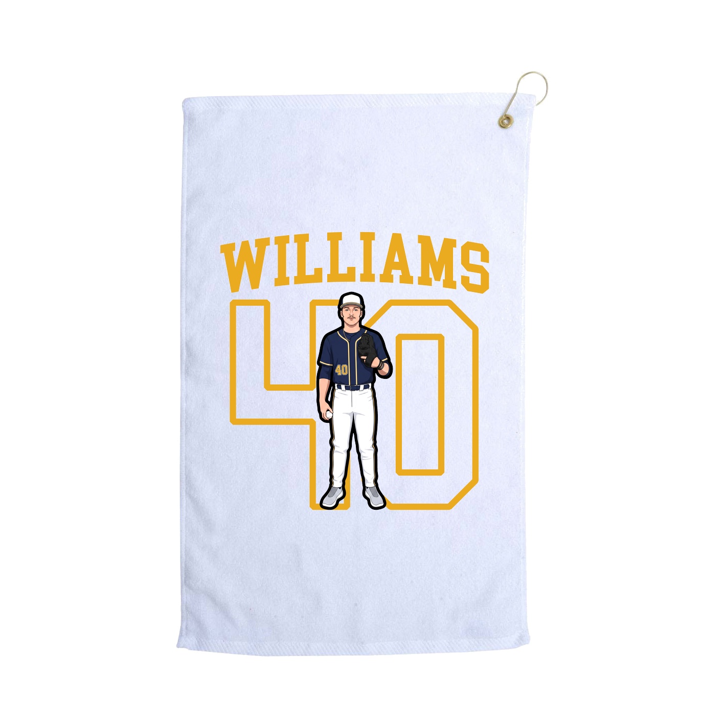 Golf Towel — Shirsey in White