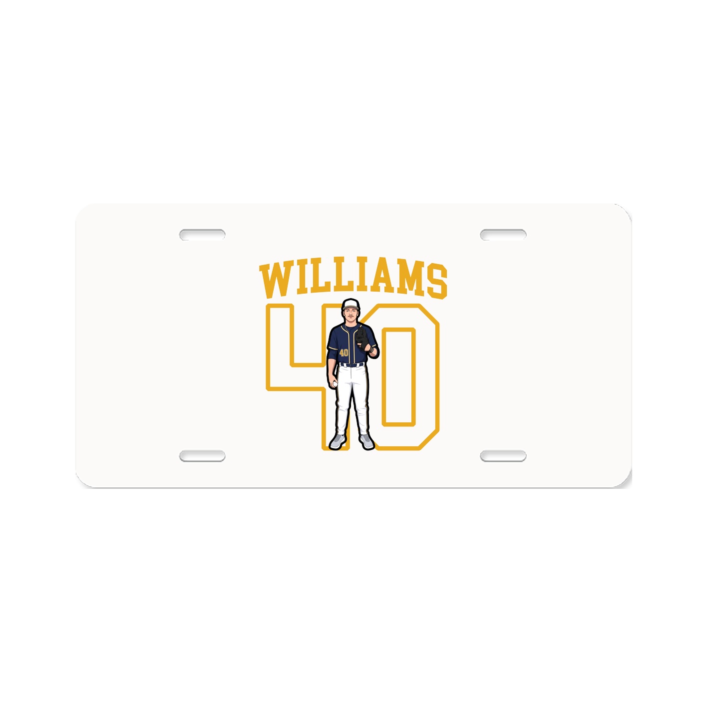 License Plate — Shirsey in Classic