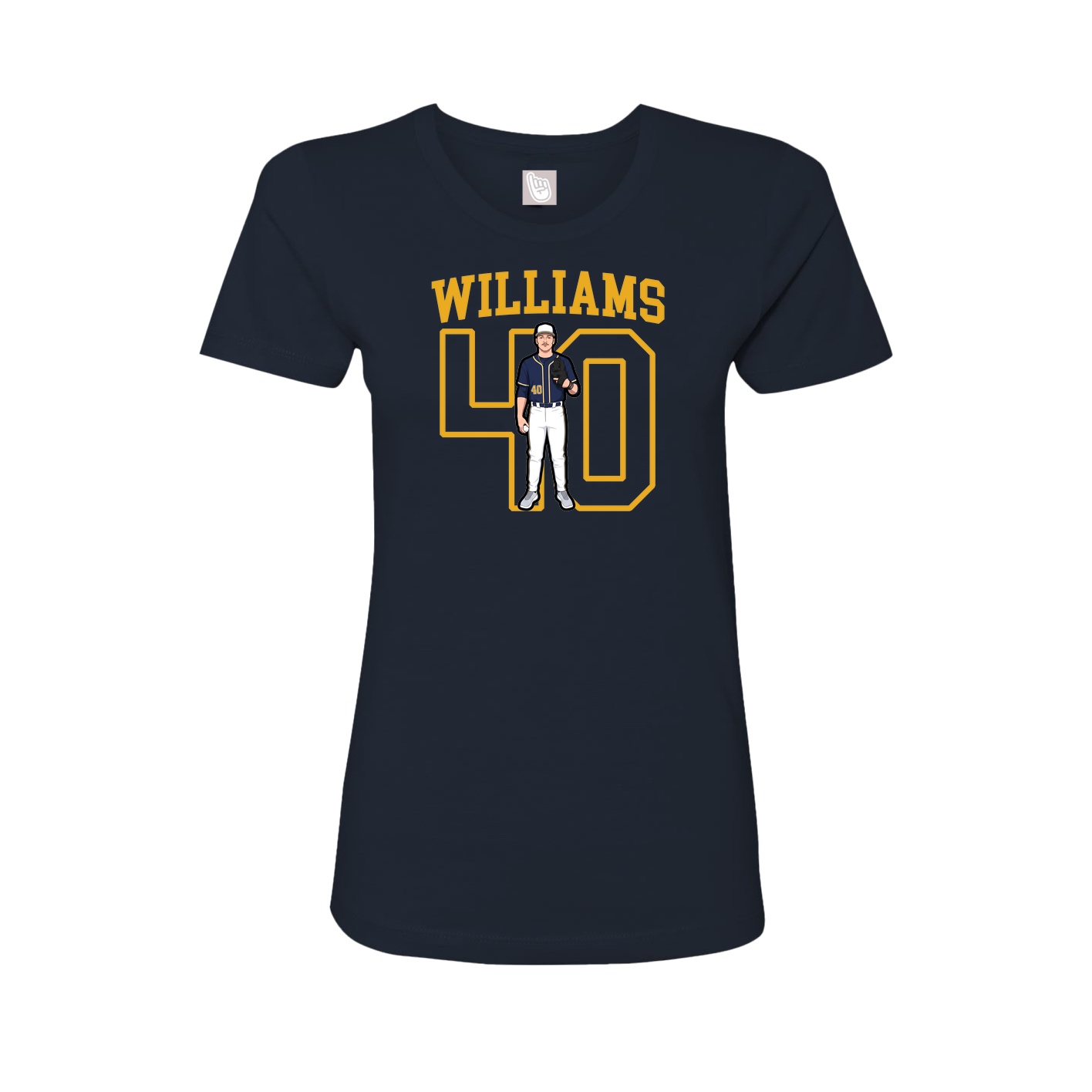 Fitted Women's Tee — Shirsey in Navy