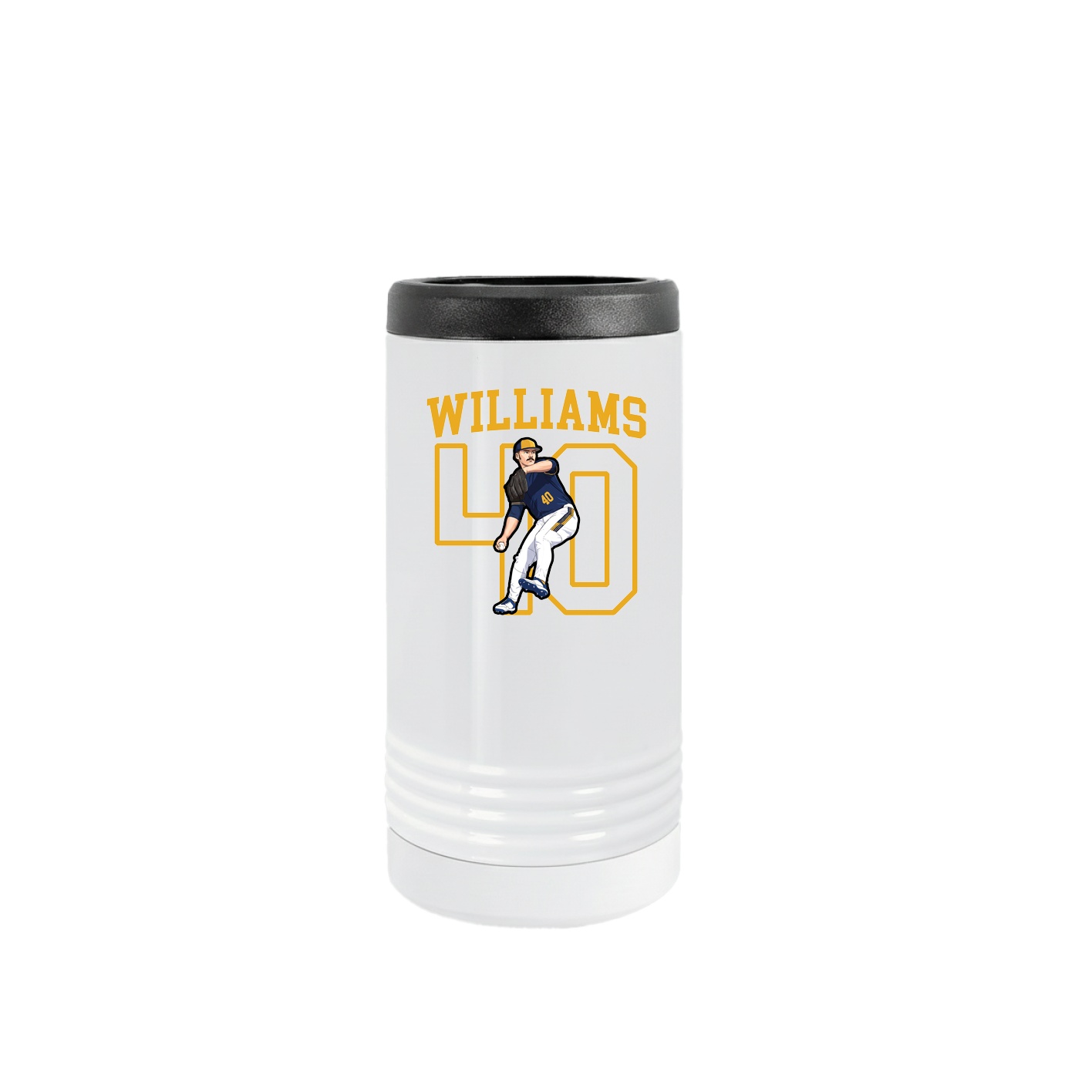 Slim Beverage Holder — Shirsey in White