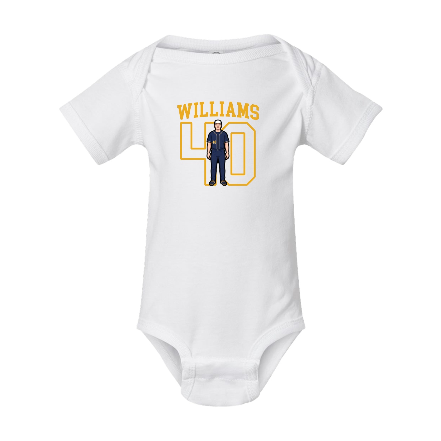 Baby Onesie — Shirsey in White