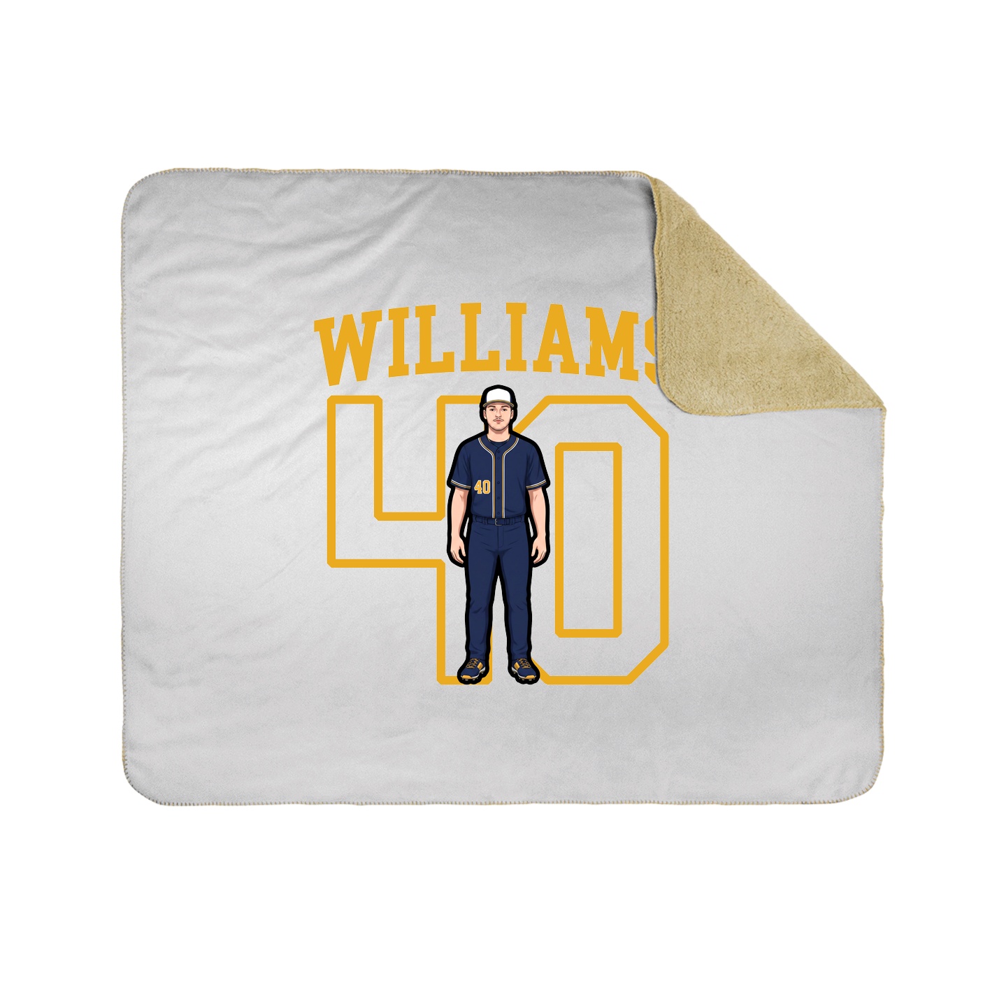 Throw Blanket — Shirsey in White