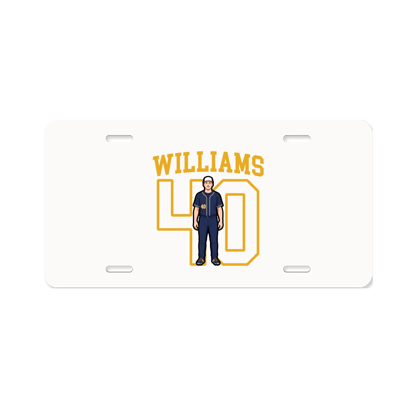 License Plate — Shirsey in Classic