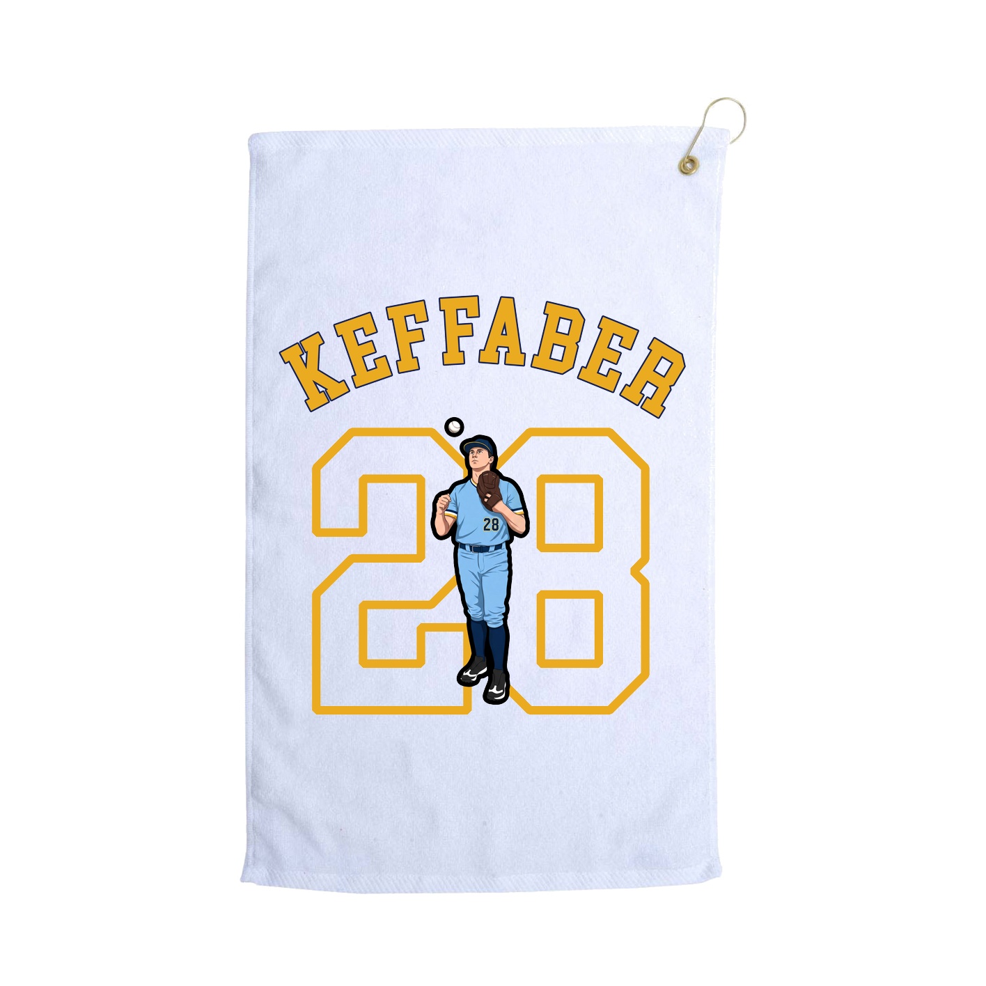 Golf Towel — Shirsey Arch in White
