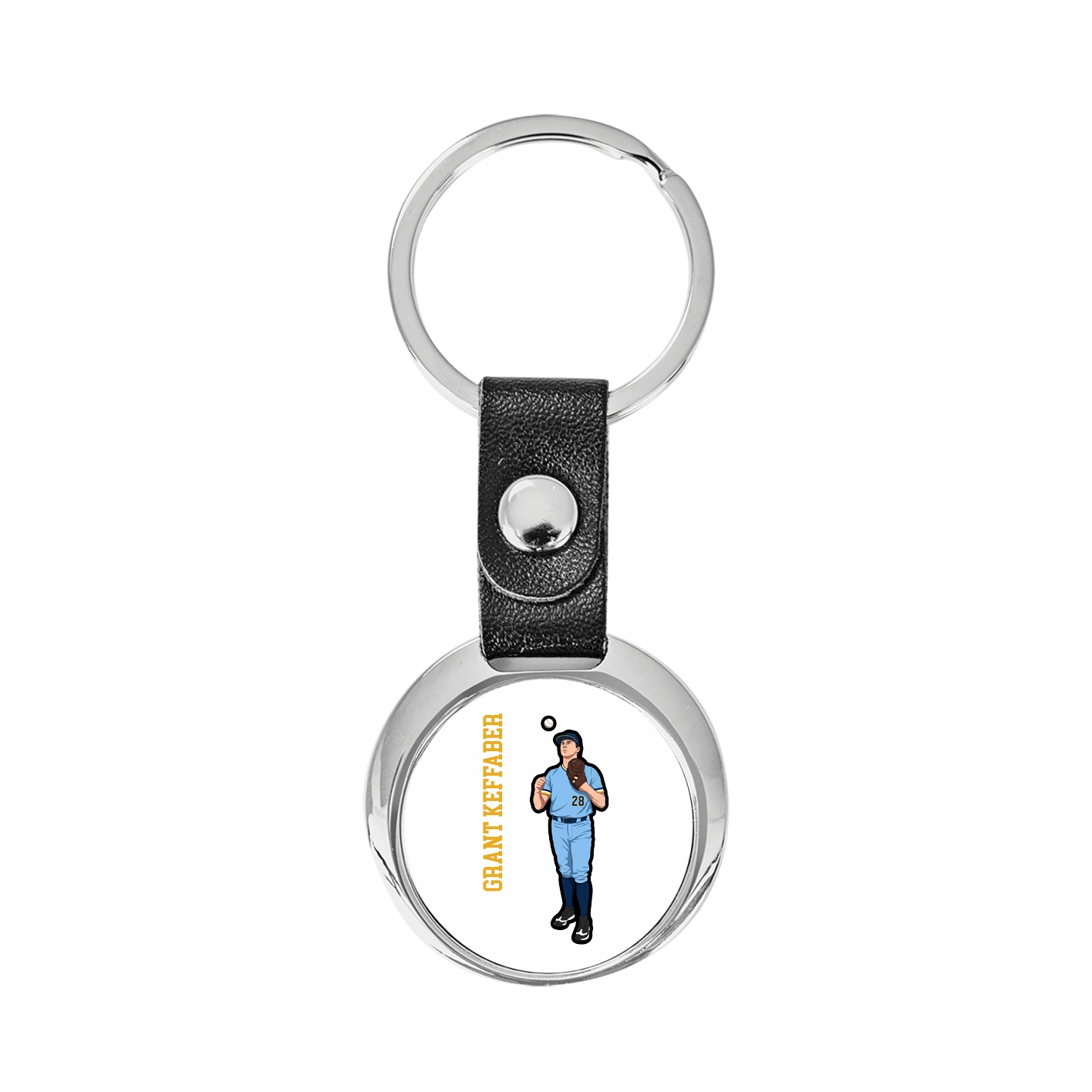 Key Chain — Name Vertical in Classic