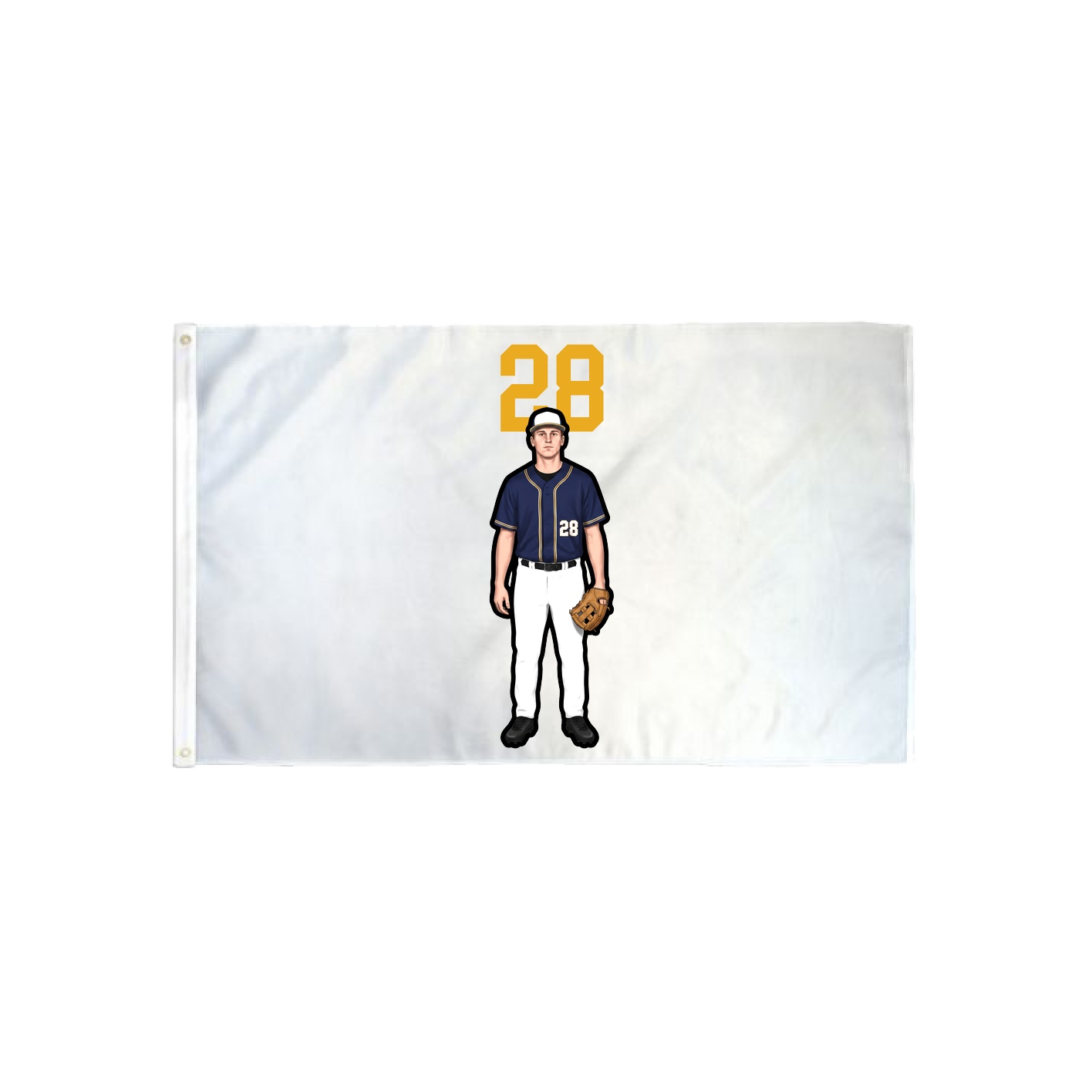 3x5 Flag — Number Top in Classic