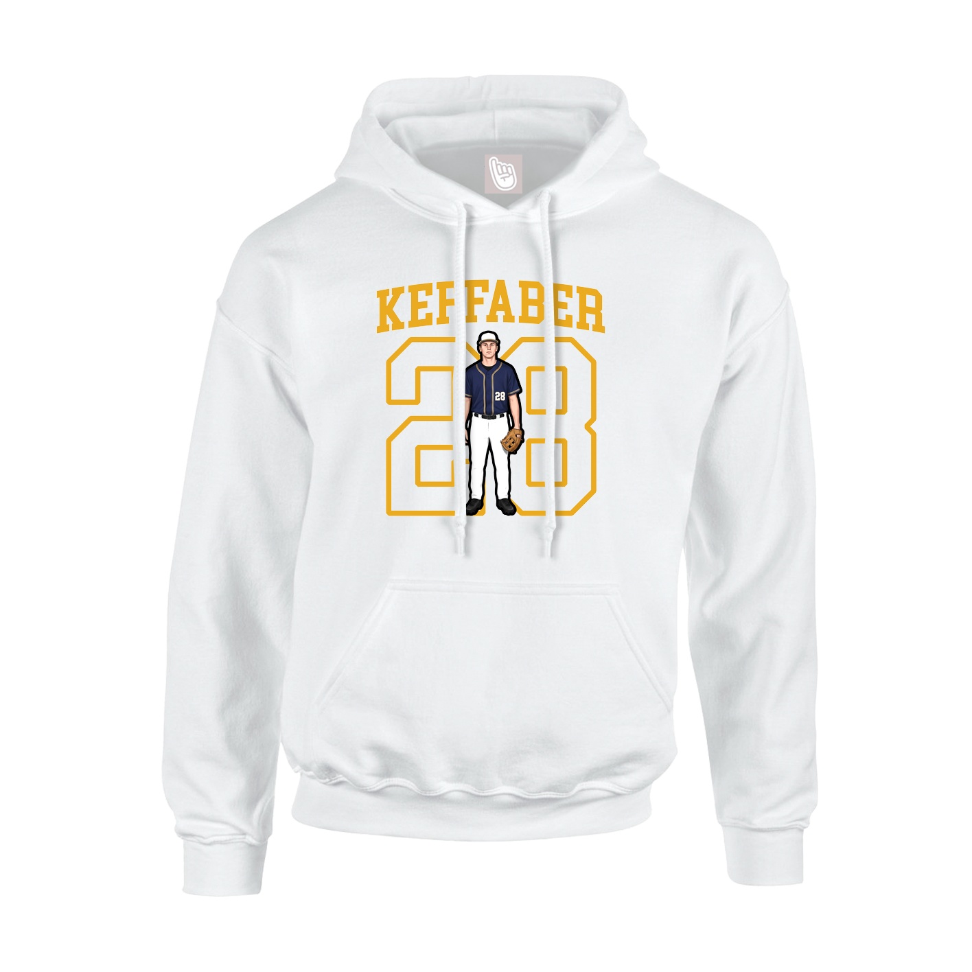 Youth Hoodie — Shirsey in White