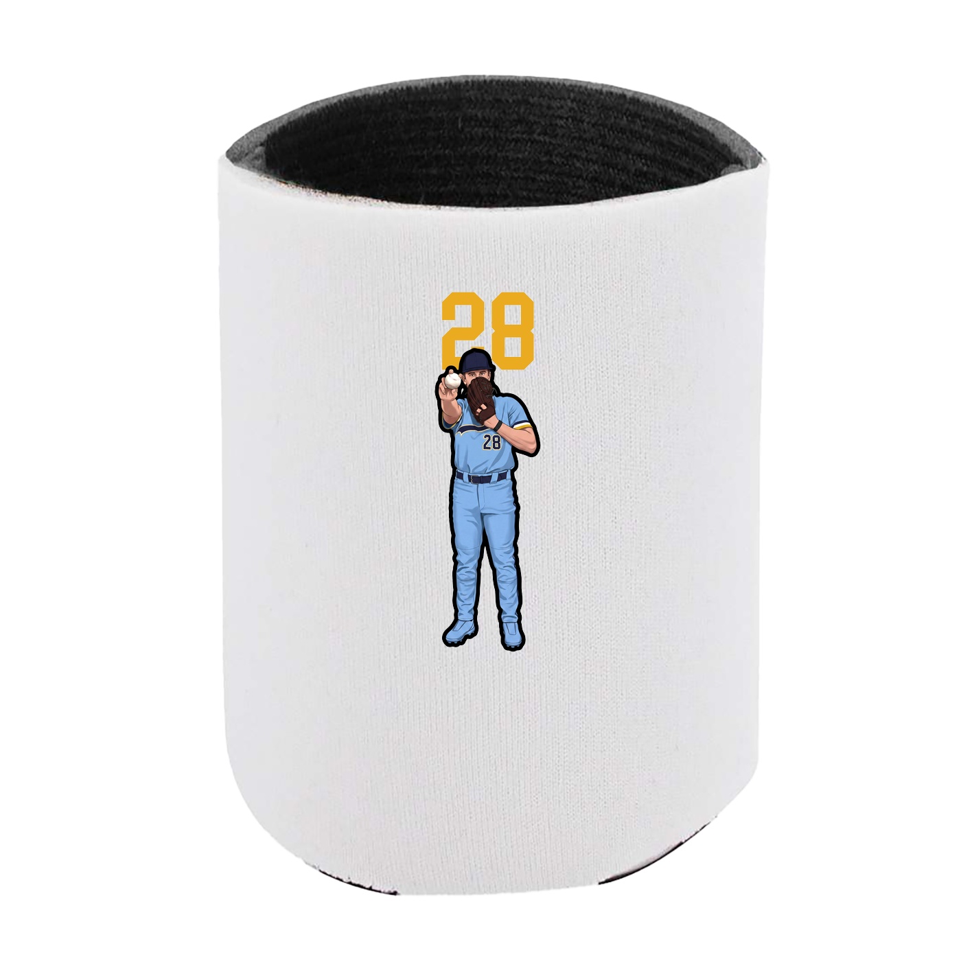 Can Holder — Number Top in White