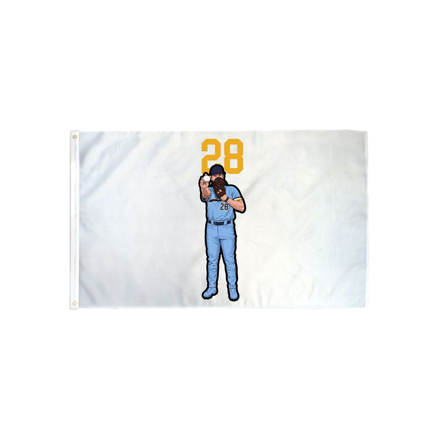 3x5 Flag — Number Top in Classic