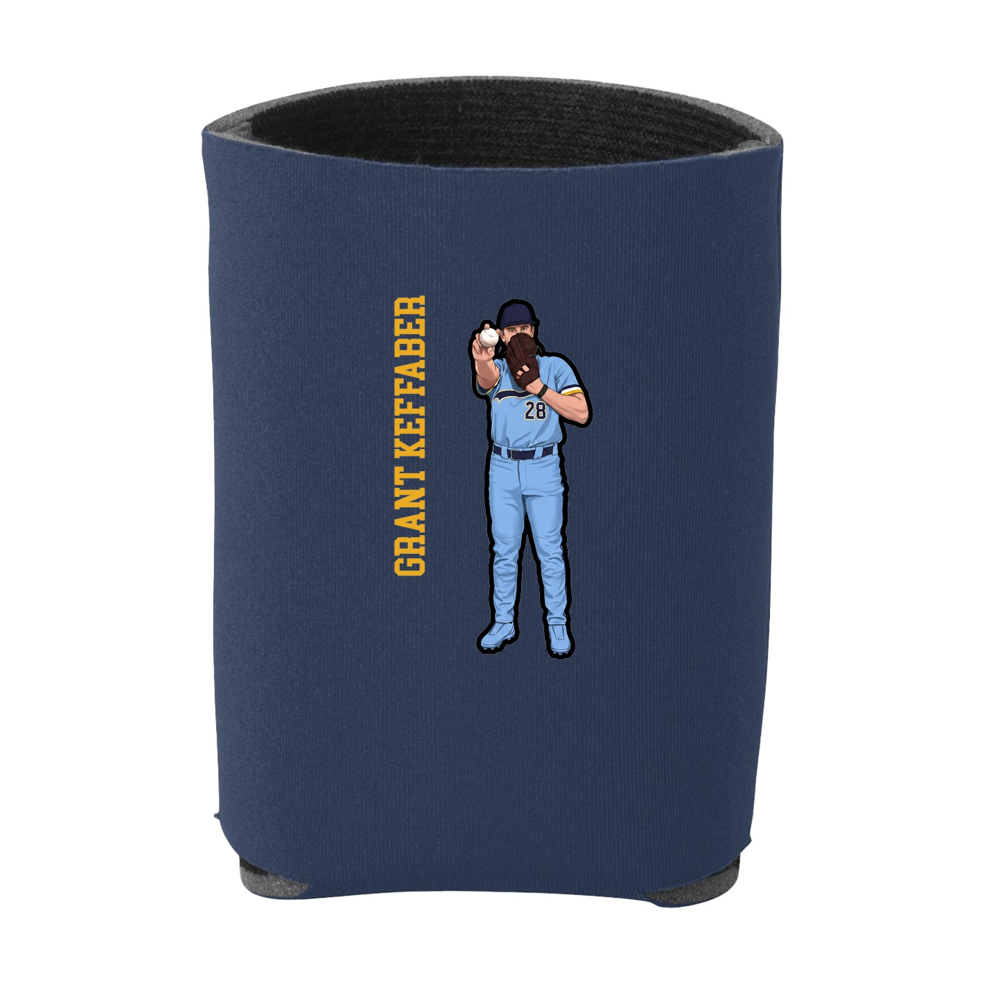 Can Holder — Name Vertical in Navy