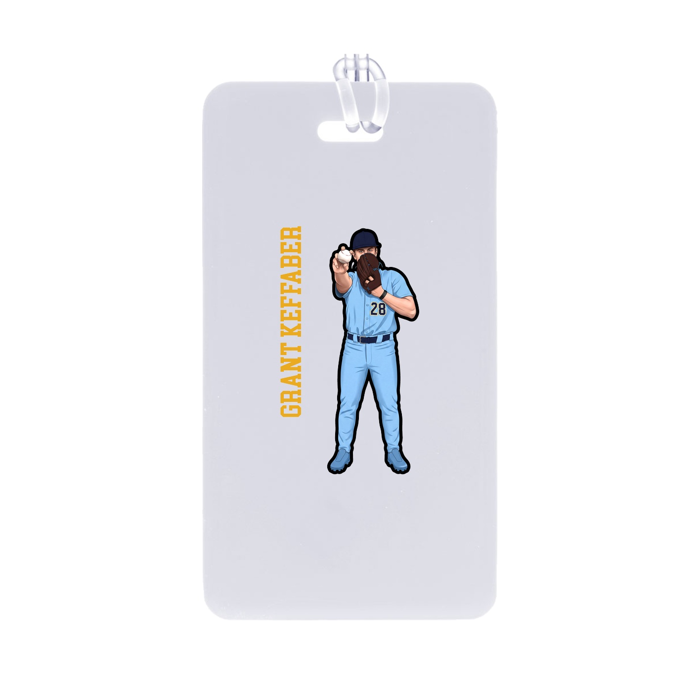 Bag Tag — Name Vertical in Classic