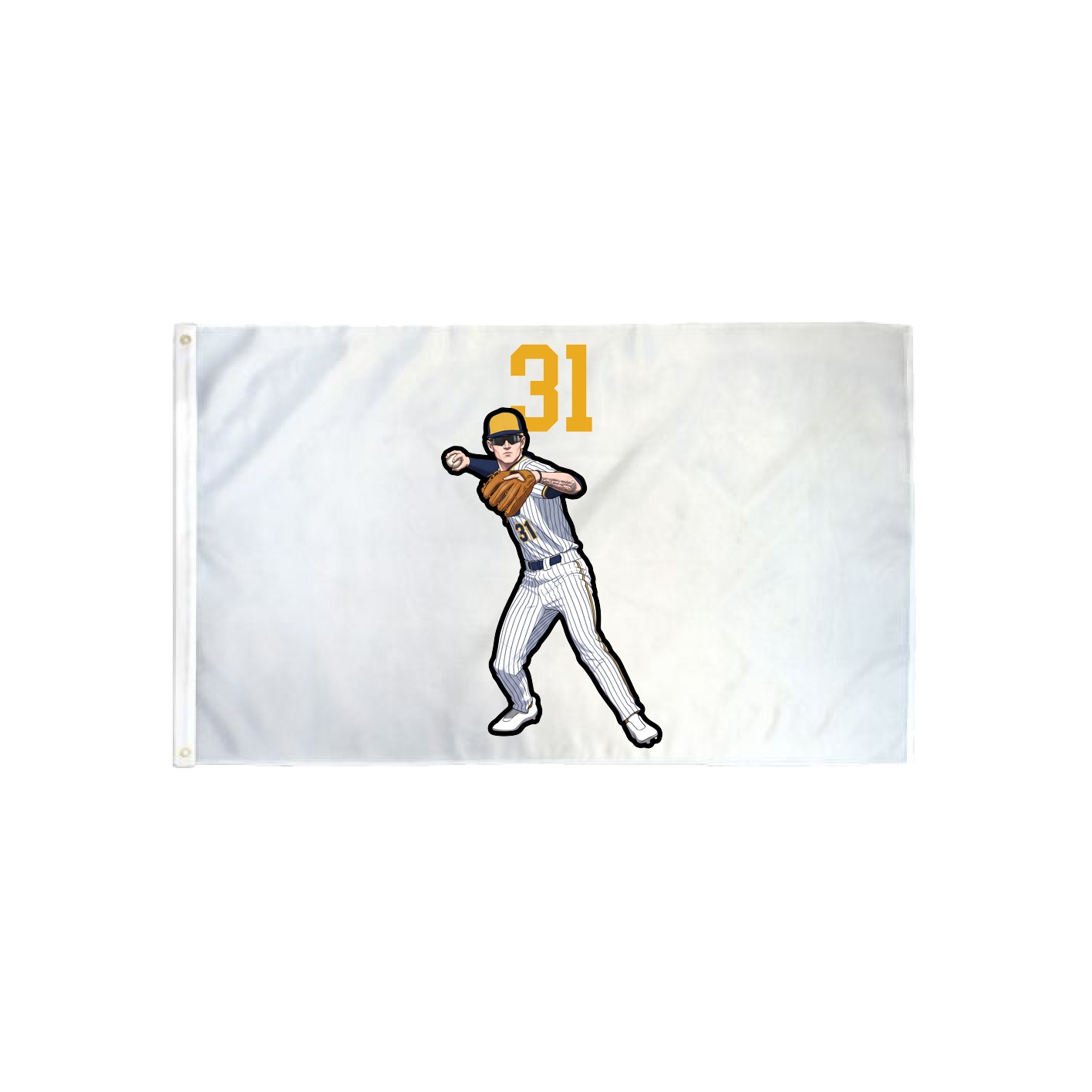 3x5 Flag — Number Top in Classic