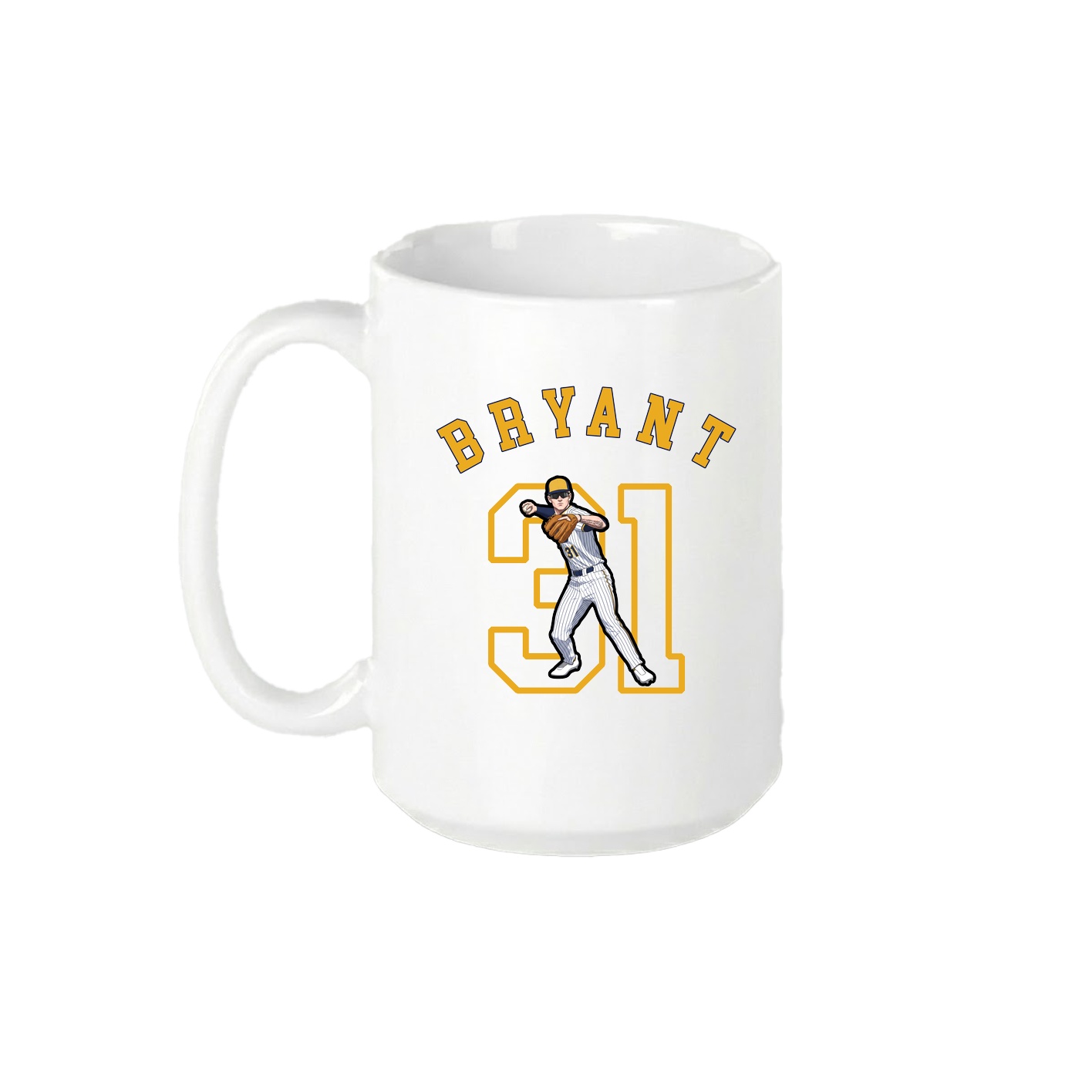 15oz Coffee Mug — Shirsey Arch in White