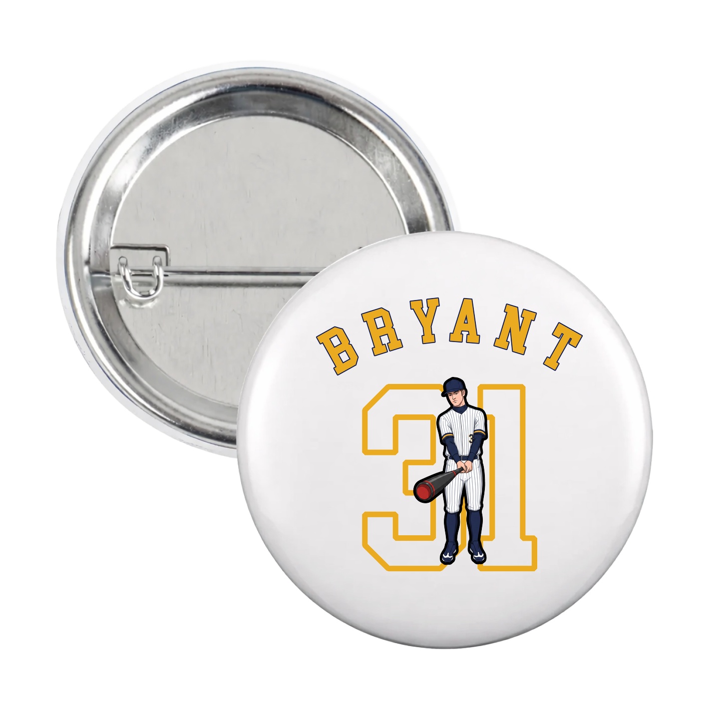 Game Day Button — Shirsey Arch in White