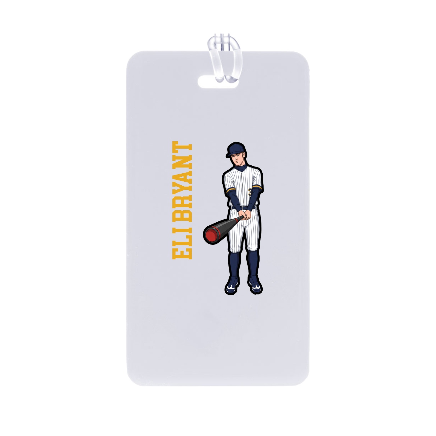 Bag Tag — Name Vertical in Classic