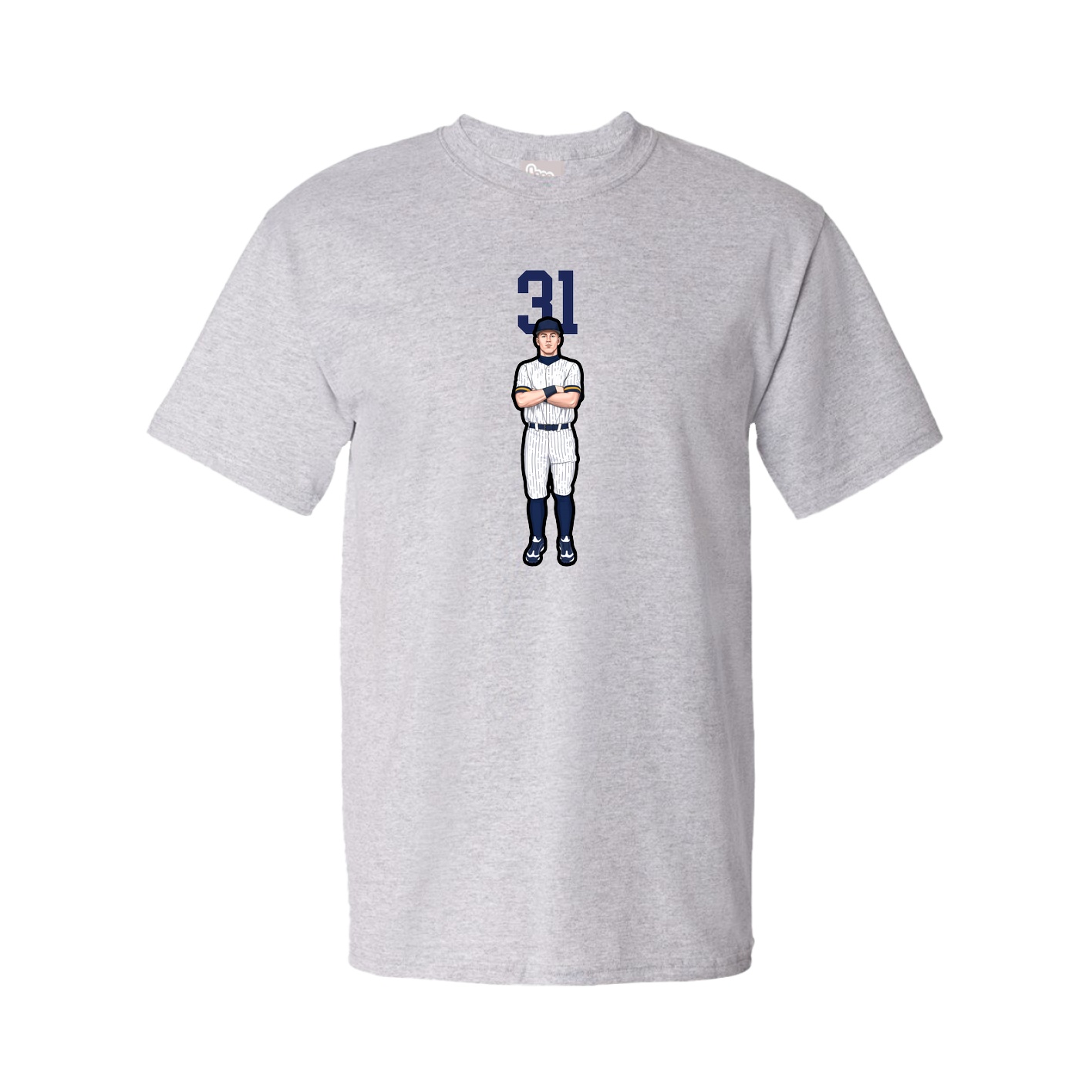 Tee — Number Top in Grey